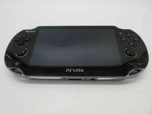 【★１円～★現状販売！】[UM5998]ゲーム機本体 SONY PlayStation Vita 3G/Wi‐Fiモデル (PCH-1100) ブラック ★電源入ります！★