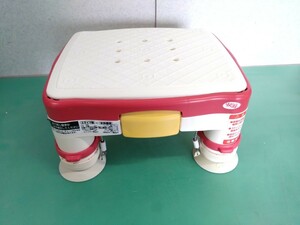 *a long .. cheap . bathtub pcs R...... height adjustment 15-22.5cm red step‐ladder bathtub inside chair chair step pcs slide cease bathing nursing assistance assistance used ③