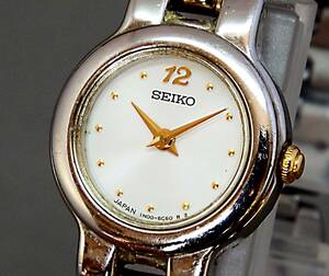 EU-9611■SEIKO セイコー レディース腕時計 2針 1N00-1F90 中古
