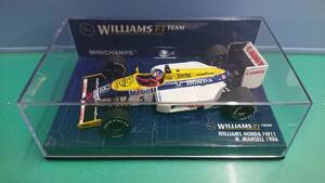 MINICHAMPS 1/43 ウィリアムズ F1 チーム ホンダ FW11 ナイジェル・マンセル 1986