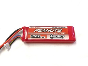 Peanuts 11.1V 3S 1500mah-L 30C ２本セット　送料無料