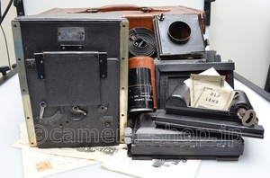 JAMES A.SINCLAIR N&S Reflex Ross Zeiss Tessar 4.5/150mm ROSS Telecentric 6.8/11in w/accesories in outfit case