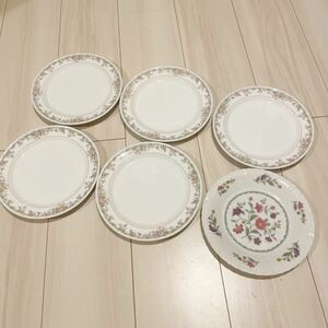 ノリタケ Noritake プリマデュラ Poppy 中皿 プレート 食器 6枚 皿 食器 洋食器 花柄 H