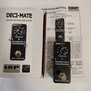 【美品】 ISP Technologies DECI-MATE MICRO DECIMATOR X PEDAL Noise Reduction ノイズ リダクション ギター エフェクター 