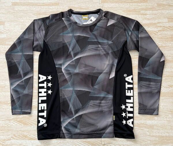 160 ブラック系 ATHLETA 薄手長袖シャツ