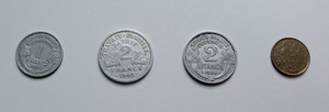 フランス France★コイン coins 1943～1951★Franc