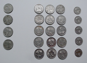 エクアドル Ecuador★コイン coins 1964～1980★sucre、centavos