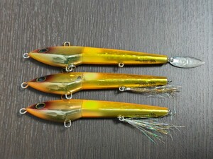 【② 中古品 3個セット 130g】 ジャッカル アンチョビミサイル ターボ JACKALL ANCHOVY MISSILE TUROB # タチウオ テンヤ 根魚 タラ 青物