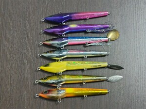 【中古品 7個セット 110g】 ジャッカル アンチョビミサイル ターボ JACKALL ANCHOVY MISSILE TUROB # タチウオ テンヤ 根魚 タラ 青物