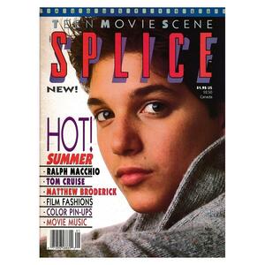 [洋書]SPLICE TEEN MOVIE SCENE August 1986(中古) 創刊号 ラルフ・マッチオ　ベストキッド