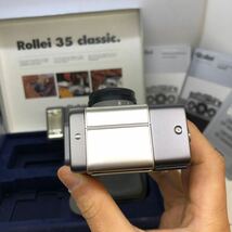 【極美品・光学極上】 ROLLEI 35 CLASSIC ローライ 35 クラシック ストラップ/フード/ストロボ/ポーチ/取説/元箱 点検、掃除、整備済み_画像4