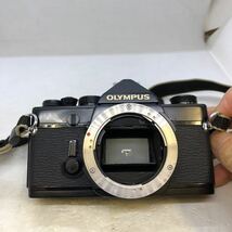 ★美品★ OLYMPUS OM-1 black　オリンパス　一眼レフ 黒　ブラック　シャッターOK,露出OK,ファインダー腐食無し　現状渡し　1円〜_画像1