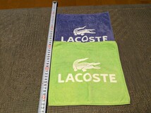 ラコステ　ハンドタオル２枚　LACOSTE　手ぬぐい　ハンカチ_画像1