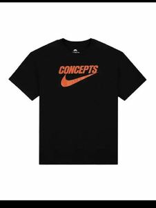 未使用★Nike SB x Concepts Men's T-shirt Black Mサイズ★ナイキ エスビー x コンセプツ メンズ Tシャツ ブラック Mサイズ