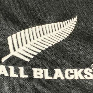 【送料無料 値下げ交渉歓迎】アディダスオリジナルス オールブラックス公式ラガーシャツ ラグビーニュージーランド代表 古着 黒ジャージの画像6
