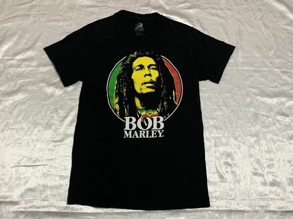 【送料無料 値下げ交渉歓迎】ボブマーリー 半袖Tシャツ ブラックラスタカラー BOBMARLEY 古着 黒赤緑黄色 レゲエ ジャマイカ音楽南米ライブ