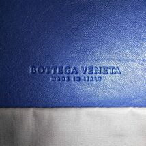 1円【完全未使用！定価50万】BOTTEGA VENETA ボッテガヴェネタ ビジネスバッグ トートバッグ レザー イントレチャート ブルー系 希少カラー_画像9