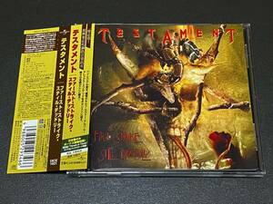 ◆即落◆良品◆CD-EXTRA仕様◆帯付き◆テスタメント/ファースト・ストライク・スティル・デッドリー◆過去の名曲セルフカバーアルバム◆