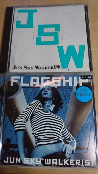 [国内盤CD] JUN SKY WALKER (S) FLAGSHIP ジュンスカ２枚セット