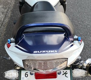 GSX1400　BC-GY71A　タンデムグラブバー　ブルー　パールスズキディープブルーNo2　スズキ　SUZUKI