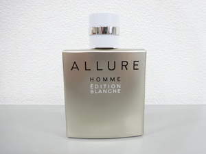 残量多め CHANEL シャネル ALLURE HOMME EDITION BLANCHE アリュール オム エディシオン ブランシュ 50ml EDT 香水 フレグランス