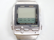 ジャンク 2点セット まとめて CASIO カシオ HOTBIZ ホットビズ DB-2000 VDB-2100 タッチスクリーン デジタル 腕時計_画像2