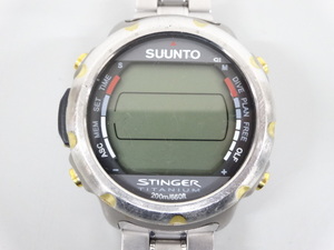 ジャンク Suunto スント Stinger スティンガー チタニウム 20ATM デジタル メンズ 腕時計