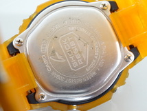 ジャンク 2点セット まとめて CASIO カシオ G-SHOCK グライド DW-8700 タフソーラー GL-230 オレンジ スケルトン メンズ ラバー 腕時計_画像5