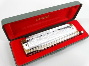 美品 HOHNER ホーナー SUPER CHROMANICA 270 クロマチック ハーモニカ ケース付き