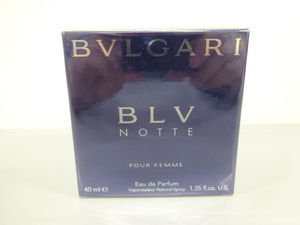 新品 未開封品 BVLGARI ブルガリ BLV NOTTE ブルー ノッテ POUR FEMME プールファム EDP オードパルファム 40ml 香水 フレグランス