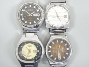 ジャンク 4点セット まとめて SEIKO セイコー アドバン 6106-7560 セイコーマチック 6206-8120 ACTUS 6306-8030 自動巻き メンズ 腕時計