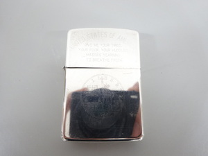 80's ZIPPO ジッポ STERLING SILVER スターリング シルバー LIBERTY 自由の女神 80年代 斜めロゴ イタリック 銀 ライター ヴィンテージ