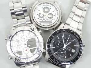 ジャンク 3点セット まとめて CITIZEN シチズン プロマスター C300-T007422 0510-K17772CKW 8946-085604 メンズ 腕時計