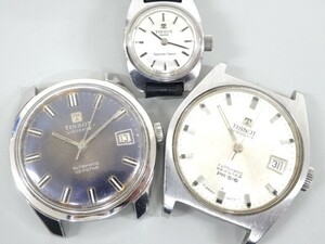 ジャンク 3点セット まとめて TISSOT ティソ VISODATE SEASTAR ヴィソデイト シースター PR516 シースターセブン 自動巻き 手巻き 腕時計