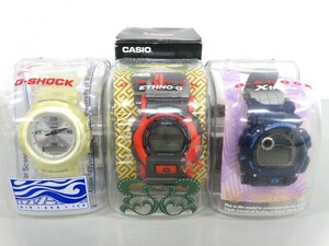 ジャンク 美品 3点セット まとめて CASIO カシオ G-SHOCK Gショック DW-9000AS-2T AW-500NS-8ET DW-003E-4CT 腕時計