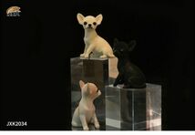 JXK チワワ 可愛い 犬 動物 リアル フィギュアPVC プラモデル 大人のおもちゃ 模型 6cm級 犬好き 誕生日 プレゼント 置物 JXK2034B_画像5