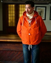 完売品 イーサン着用 Bryceland's Foul Weather Anorak Orange ブライスランズ マウンテンパーカー アノラック タイユアタイ ヴィンテージ_画像10