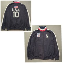 ラルフローレン　ジップアップ スウェット　XL Ralph Lauren　ネイビー　usa 10 ジャケット_画像1