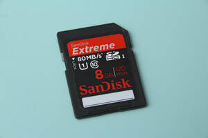 8GB SDHC I カード　SanDisk Extreme 80MB/s