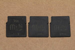 64MB miniSD card *3 pieces set * inx