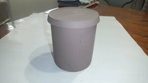 R060205断捨離　処分 陶器製　蓋付き容器　未使用　保管品