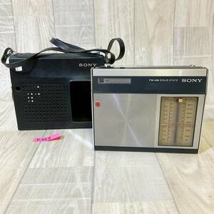 ●K363■SONY■ソニー■6F-25■FM・AM SOLID STATE■ソリッドステート■電池動作確認済■本体のみ■現状品■中古