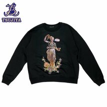 ★大幅値下げ★ETRO エトロ　スウェット　トレーナー　女性像　ブラック　レディース　#44　中古AB【辻屋質店A2092】_画像1