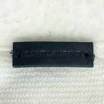 ★大幅値下げ★SAINTLAURENT サンローラン　フーディーパーカー　729852Y 27GX 9744 フリース　白　メンズ　M　中古B【辻屋質店A1957】_画像7