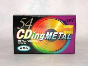 未開封カセットテープ TDK Metal Position cd ing CDing 54分 メタルポジジョン CDM-54G