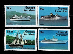 グレナディーン 1984年 船舶切手セット