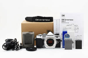 OLYMPUS オリンパス OM SYSTEM OM-5 ボディ シルバー シャッター回数2877回 送料無料♪ #2048050