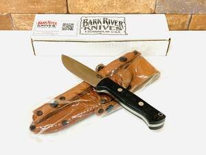 【未使用】BARK RIVER KNIVES バークリバー・ナイブス ナイフ BRAVO 1 ブラボー 1 A2 ブラック キャンバス マイカルタ　W4084006