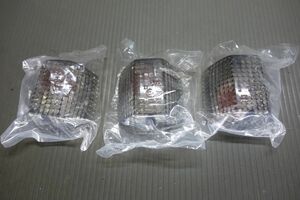 ウインカーレンズ 球 バルブ カワサキ スモーク 3個セット 50R-001376 FX400R ZRX400 ZRX1100 ZRX1200 GPZ900R 新品 未使用 #R20240129