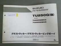 グラストラッカー ビッグボーイ TU250GB NJ4BA K4 K5 2版 スズキ パーツリスト パーツカタログ 送料無料_画像1